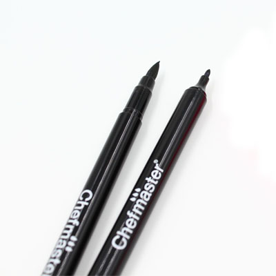 Chefmaster Edible Black Decorating Pens, Set of 2 image 1