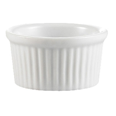 CAC RKF Festiware Super White China Fluted Ramekin image 3