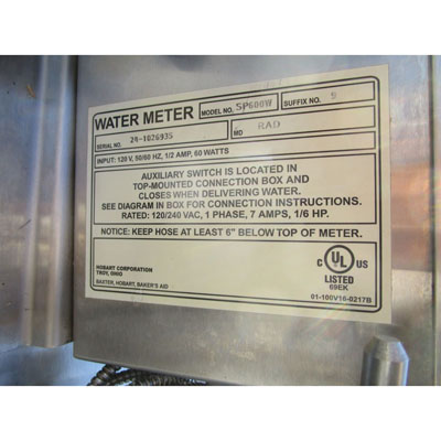 Baxter Water Meter Model SP600W & Chiller Model SC340-04, Good Condition image 4