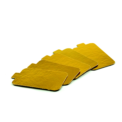 Mono-Board Gold, Rectangle 3-7/8" x 2-1/4" with Tab - Pack of 500 image 3