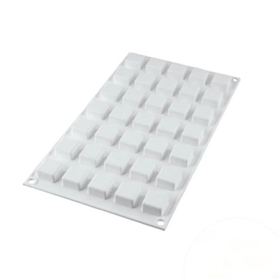 Silikomart "Micro Square 5" Silicone Mold, 0.17 oz. (5 ml) image 1