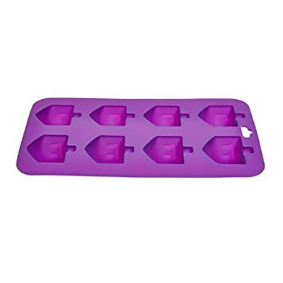 Dreidel Silicone Mold, 8 Cavities image 1