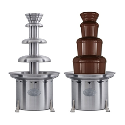 Sephra Montezuma Commercial Chocolate Fountain, 34" Brushed Stainless image 1