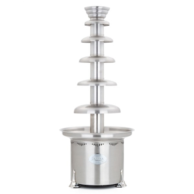 Sephra Fountains 44" Convertible Commercial Chocolate Fountain, Brushed Stainless image 1