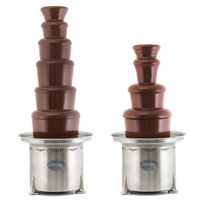 Sephra Fountains 44" Convertible Commercial Chocolate Fountain, Brushed Stainless image 3