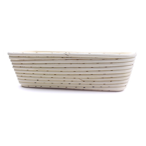 Vollum Brotform Rectangular Proofing Basket with Linen, 12" x 5 1/2" x 3-1/4" H, 2 lb image 5