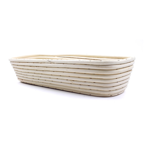 Vollum Brotform Rectangular Proofing Basket 15" x 6" x 3" High, 3 lb image 3