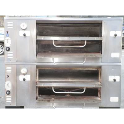 Bakers Pride DS-805 Double Deck Pizza Oven, Used Very Good Condition image 2