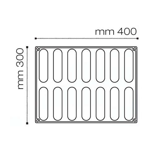 Bachour by Pavoni Silicone Mold, CONFY, 128mm x 30mm x 28mm H, 14 Cavities image 4