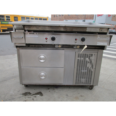 Keating 48LD36 Chromium Surface Griddle with Chef Base, Used Very Good Condition image 4