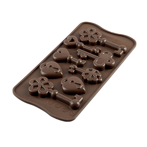 Silikomart 'Easy Choc' Silicone Chocolate Mold, KEYS image 1