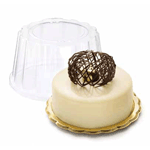 Alcas Round Mini Medoro Tray, Gold, 12 cm (4.72") - Pack of 10 image 2