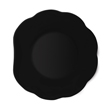 Melamine Plate, Scallop Shape, Black Elegance Series, 8" x 8.5," image 1