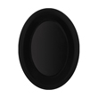 Melamine Platter, Oval, Black Elegance Series image 1