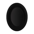 Melamine Platter, Oval, Black Elegance Series image 1