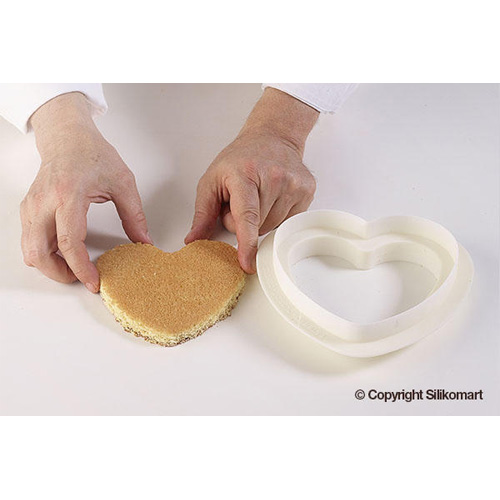 Silikomart TI AMO Heart Silicone Freezing and Baking Mold, 33.81 Oz. image 3