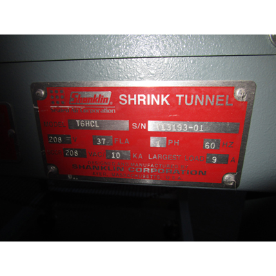 Shanklin S24BL/T6HCL Sealer & Tunnel, Used Excellent Condition image 5
