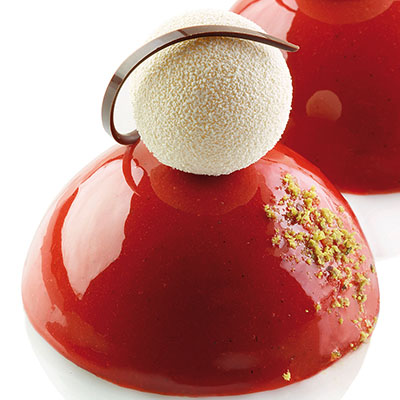 Silikomart Silicone Bakeware Half-Sphere 3 Oz, 2.75" dia. x 1.37"H, 28/mold image 3