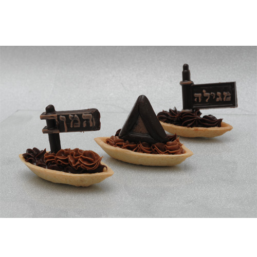 Plastic Bendable Chocolate Mold, Purim Assortment image 1