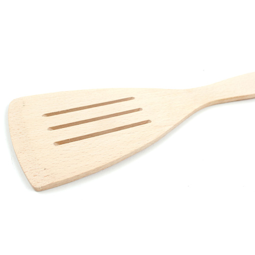 Vollum Beechwood Slotted Spatula 11-3/4" image 1