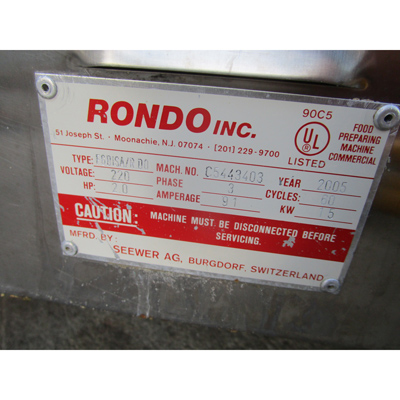 Rondo Rondopress Dough & Fat Press, Used Great Condition image 5