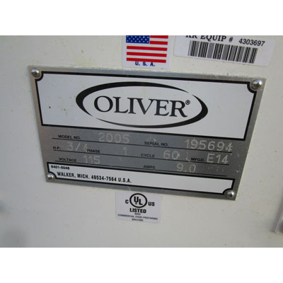 Oliver 2005 Variable Bread Slicer, Used Great Condition image 3