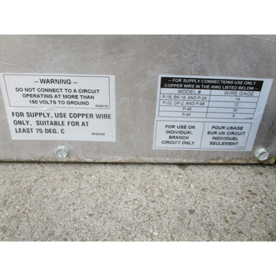 Bakers Pride P44 Electric Pizza / Pretzel Two Compartment Oven, Used Very Good Condition image 5