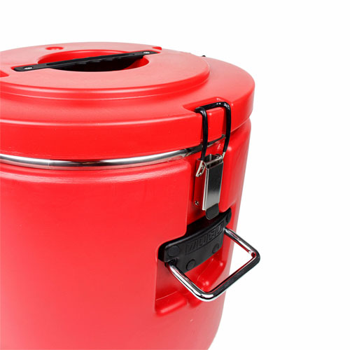 Vollum Red Insulated Container with Stainless Steel Interior, 15 Liter image 2
