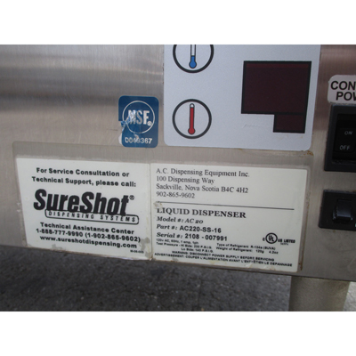 SureShot AC20 Refrigerated Milk/Cream Liquid Dispenser, Used Excellent Condition image 1