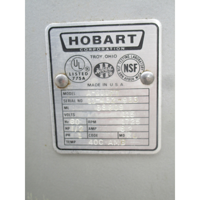 Hobart A200FT Floor Model 20 Quart Mixer, Used Great Condition image 3