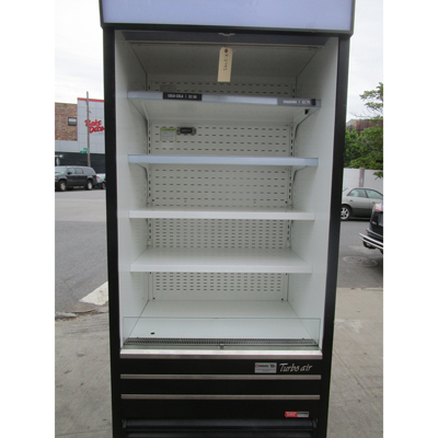 Turbo Air TOM-36E Open Refrigerator, Used Great Condition image 1