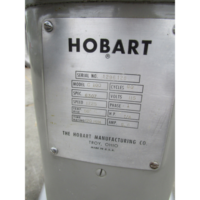 Hobart 10 Quart C100 Mixer, Used Excellent Condition image 2