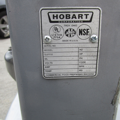 Hobart 12 Quart A120 Mixer, Used Excellent Condition image 3