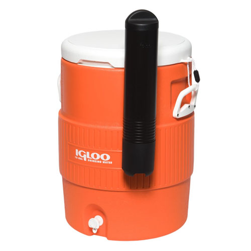 Igloo 10-Gallon Orange Beverage Cooler image 1