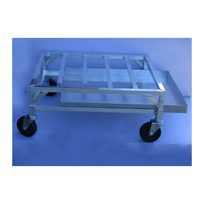 Channel Poultry Crate Dolly, Aluminum image 2