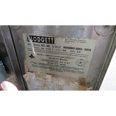 Blodgett KLS-40G 40 Gallon Gas Kettle 120V, 100,000 BTU, Used Excellent Condition image 5