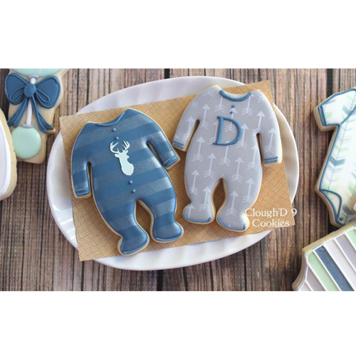 Ann Clark Baby Footie Pajamas Cookie Cutter, 4 1/2" x 4 1/8" image 1