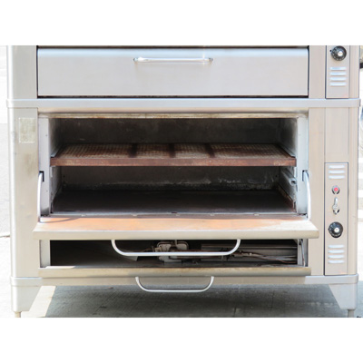Blodgett 981/966 Double Deck Natural Gas Oven, Used Very Good Condition image 1
