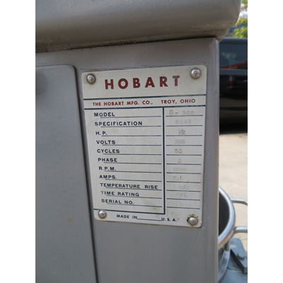 Hobart 30 Quart Mixer D300, Used Great Condition image 2