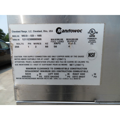 Garland MCO-ED-20S Double Deck Electric Convection Oven, Used Excellent Condition image 3