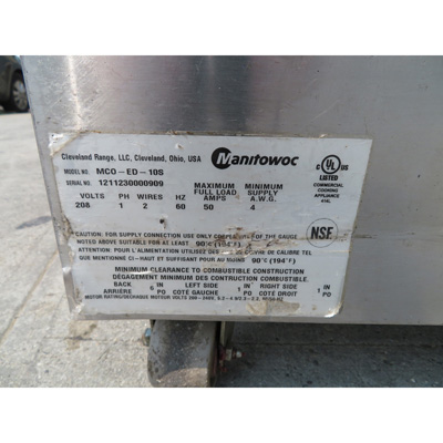 Garland MCO-ED-20S Double Deck Electric Convection Oven, Used Excellent Condition image 4