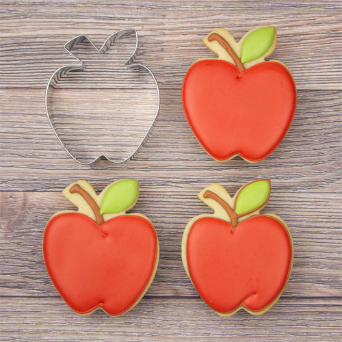 Ann Clark Apple Cookie Cutter, 3-1/2" x 3" image 1