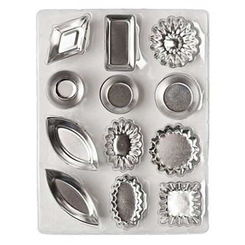 Ateco Tartlet Mold Tinplate 72-Piece Set image 1