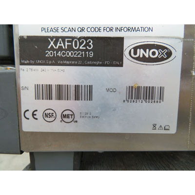 Cadco Unox XAF023 Anna Oven 240V, 2700W, Used Excellent Condition image 3