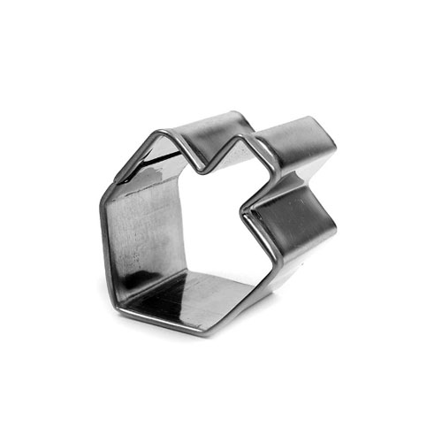 Stainless Steel Dreidel Cookie Cutter, 1-1/4" x 1-3/4" image 1