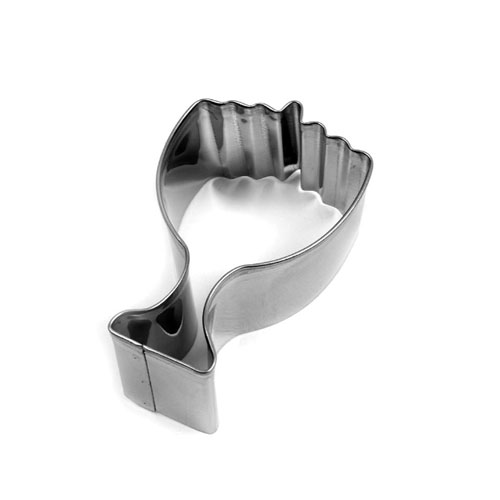 Menorah Cookie Cutter Stainless Steel 1-1/2" x 2-5/8"  image 1