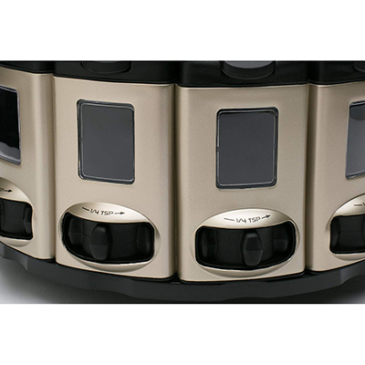 KitchenArt Pro 57010 Auto-Measure Spice Carousel, Stainless Steel Satin image 2
