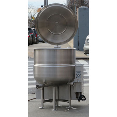 Cleveland KGL-60 60 Gallon 2/3 Steam Jacketed Natural Gas Kettle, Used Excellent Condition image 2