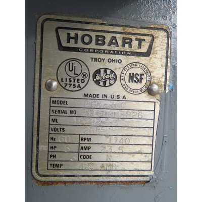 Hobart HCM-300 Vertical Cutter Mixer, Used Very Good Condition image 4