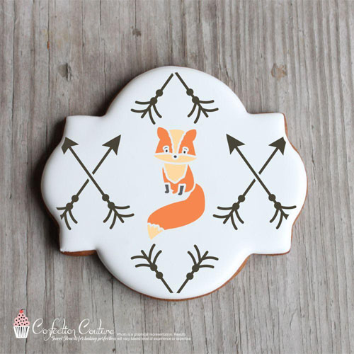 Confection Couture Forest Critters Accent Cookie Stencil image 1